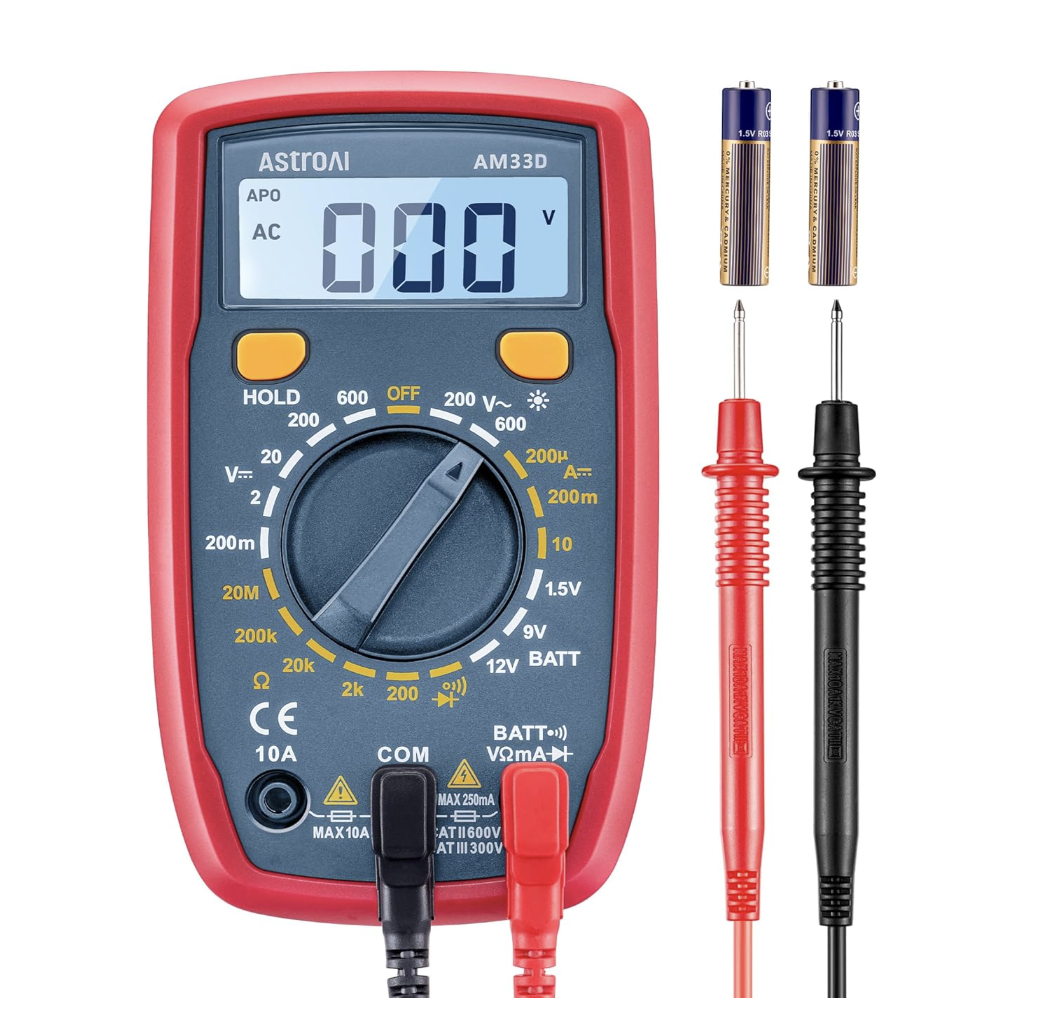 AstroAI Digital Multimeter Tester